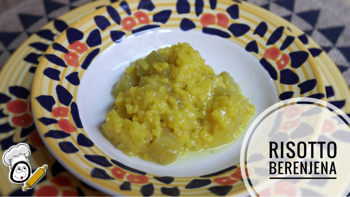La receta casera de risotto con berenjenas