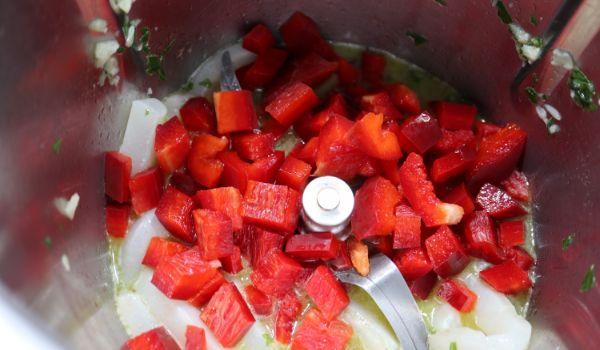 Rehogamos todo junto en el vaso