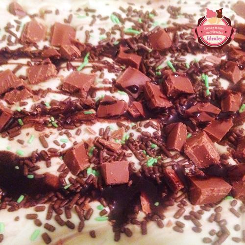 helado de chocolate y menta