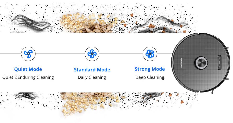 Proscenic M8 Pro - Modos de limpieza