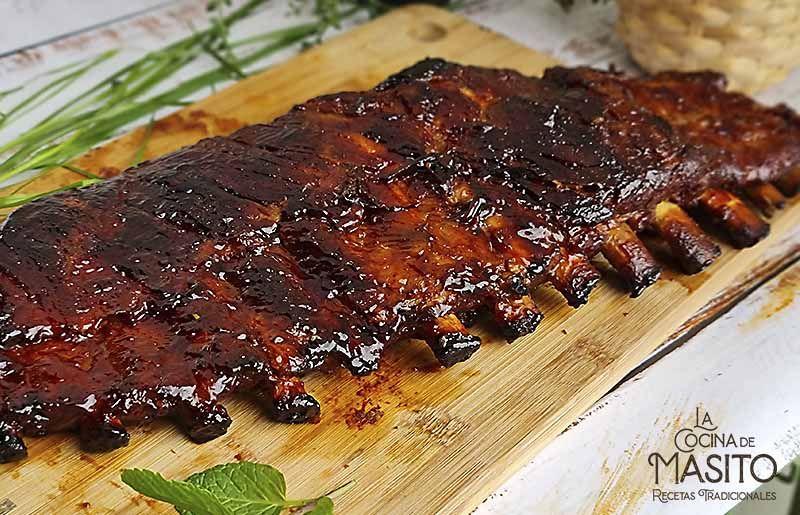 Costillas a la barbacoa