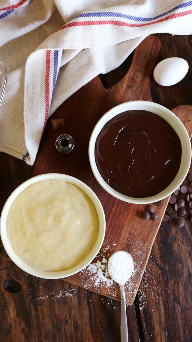crema pastelera vainilla chocolate