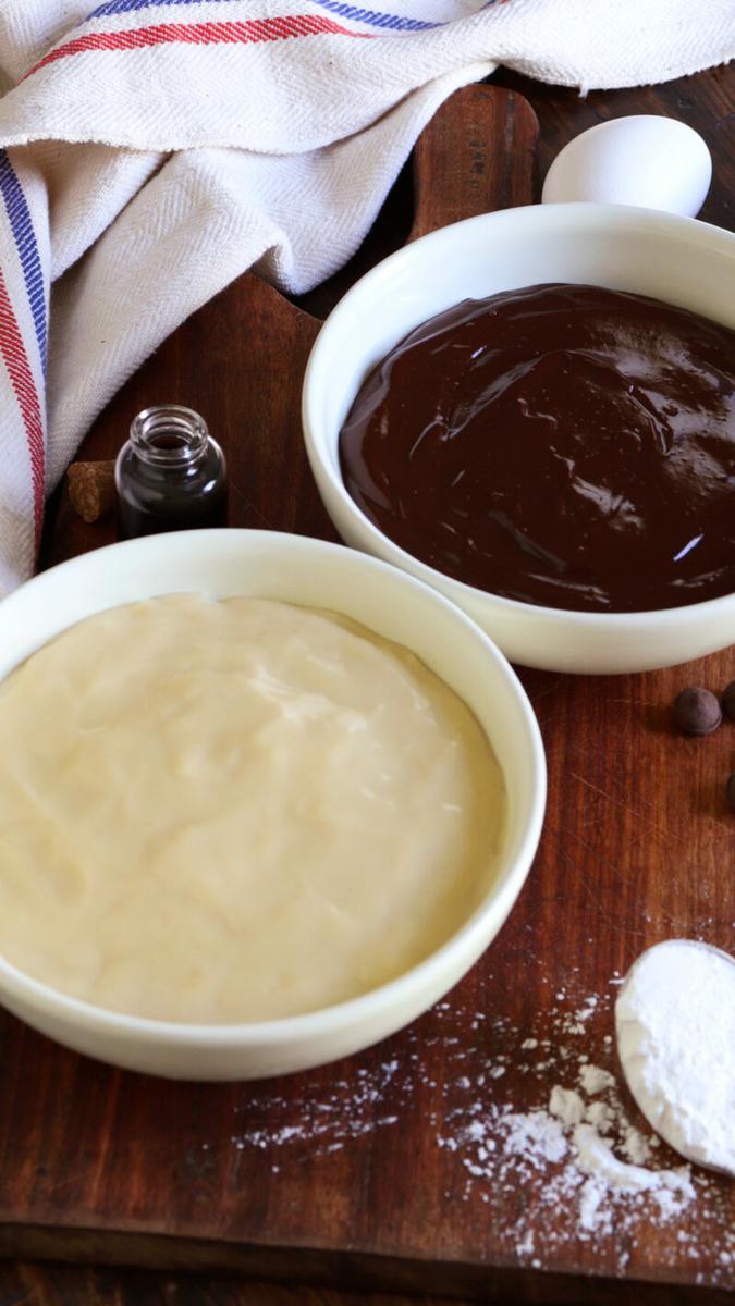 crema pastelera vainilla chocolate
