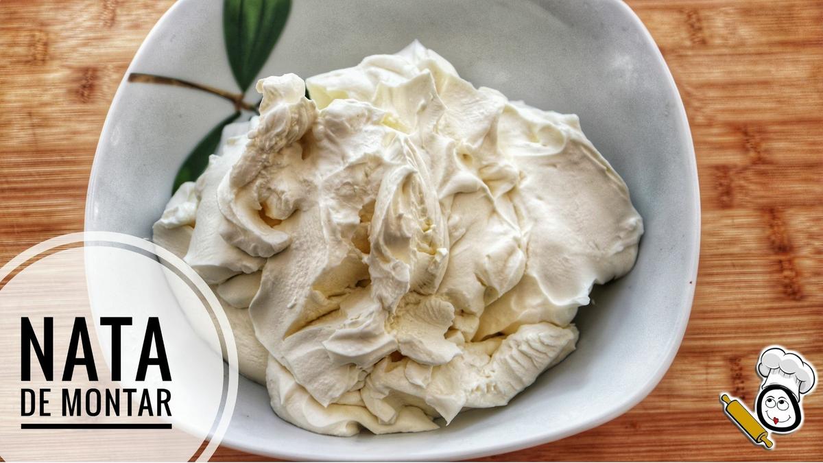Como hacer nata montada (crema de leche) en Thermomix