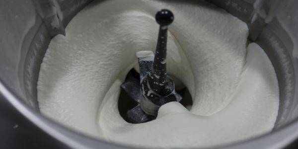 Nata montada (crema de leche) preparada