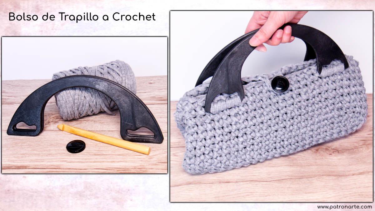 Cómo Tejer un Bolso de Trapillo a Crochet - Ganchillo Paso a Paso