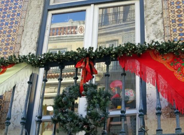 decoracion balcones navidad