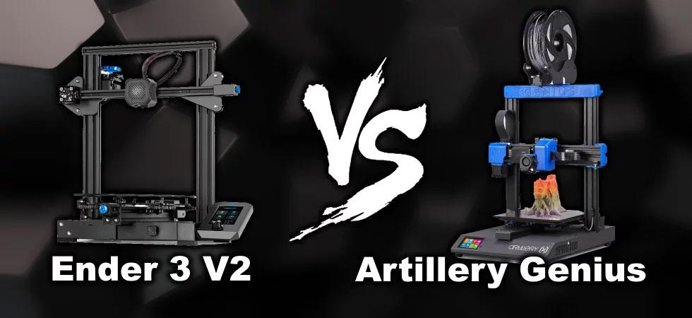 Ender 3 V2 vs Artillery Genius
