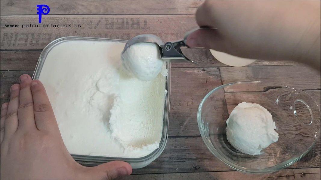 Helado de coco con heladera lidl