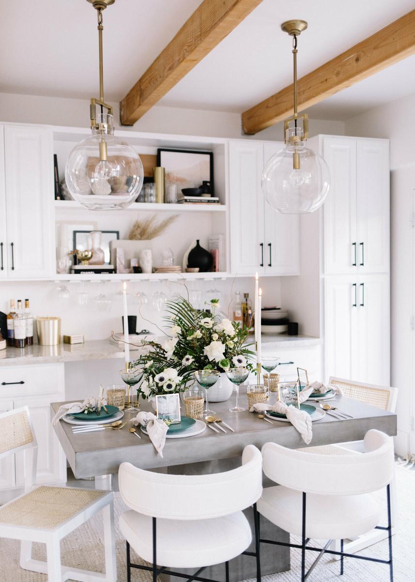 Cómo montar una mesa con dos colores