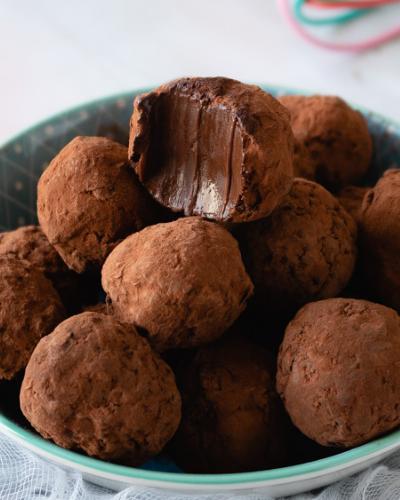 Trufas de chocolate