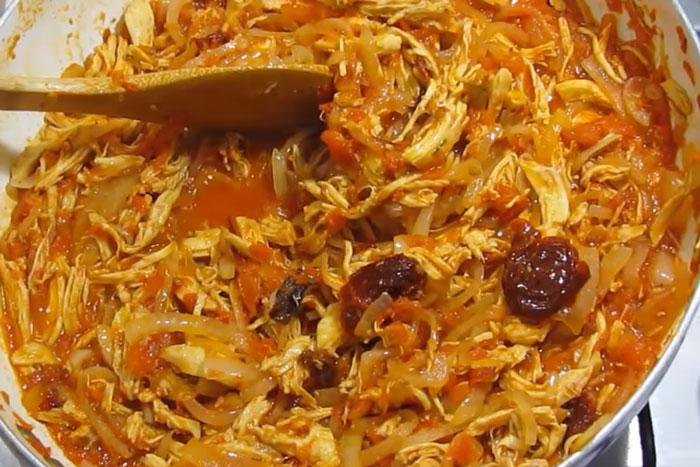 Cómo preparar tinga de pollo