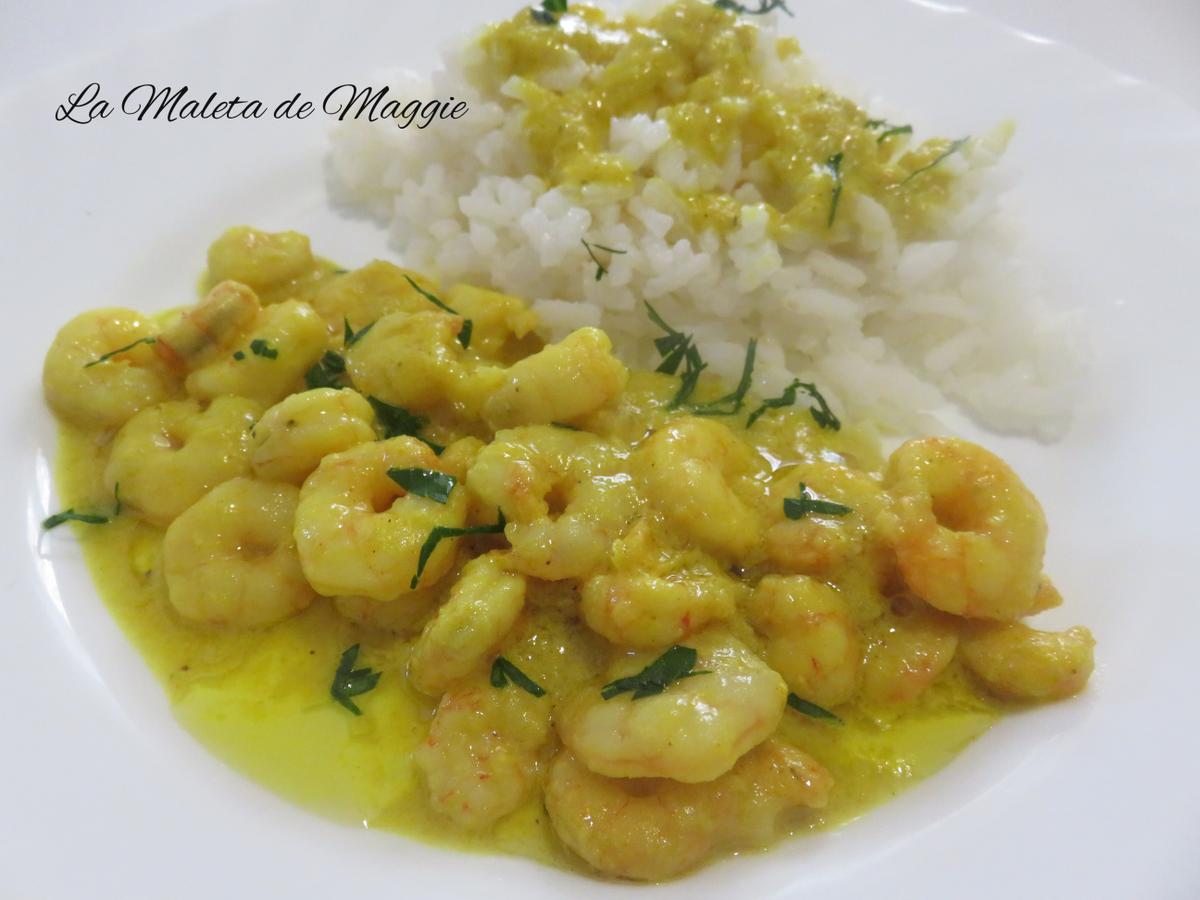 Gambas al curry