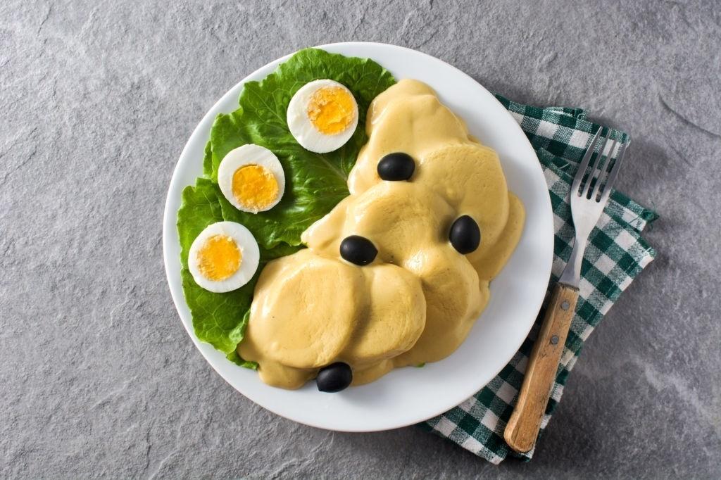 Papas Huancaína peruanas
