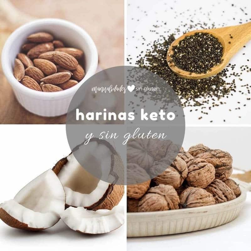 harinas keto y sin gluten