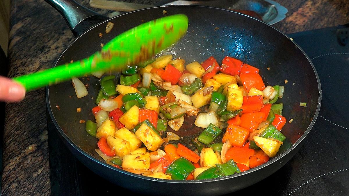 POLLO CON SALSA AGRIDULCE, UNA RECETA DE COMIDA CHINA - Foto 12