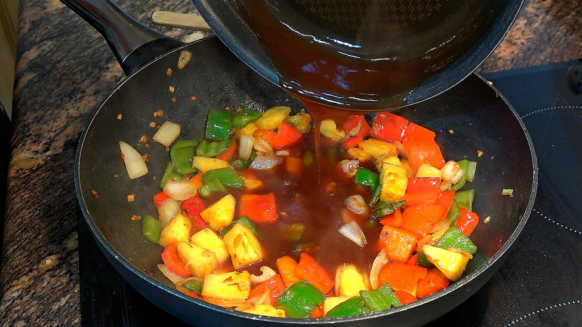 POLLO CON SALSA AGRIDULCE, UNA RECETA DE COMIDA CHINA - Foto 13