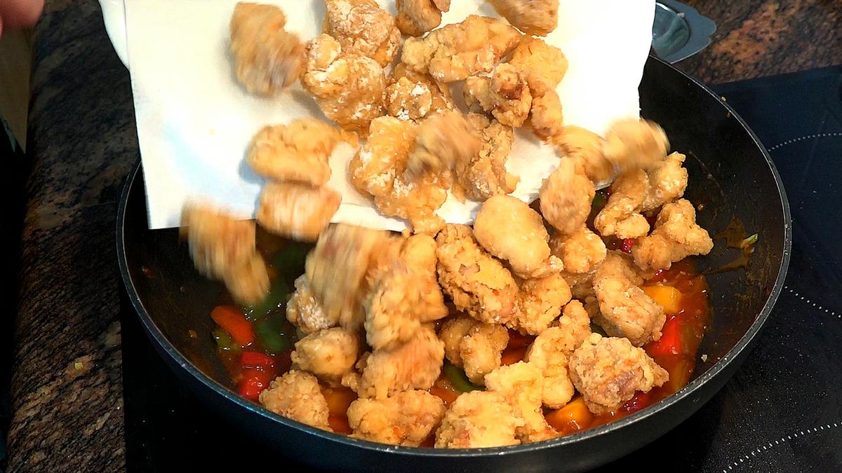 POLLO CON SALSA AGRIDULCE, UNA RECETA DE COMIDA CHINA - Foto 14