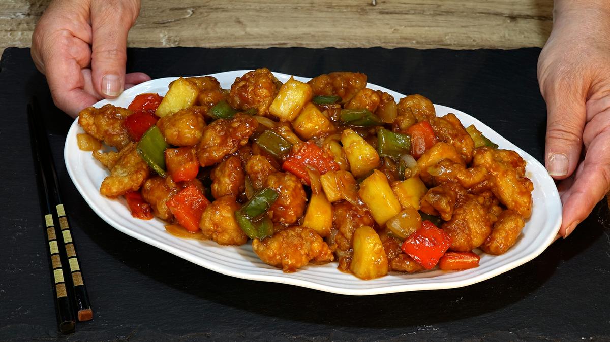 POLLO CON SALSA AGRIDULCE, UNA RECETA DE COMIDA CHINA - Foto 15