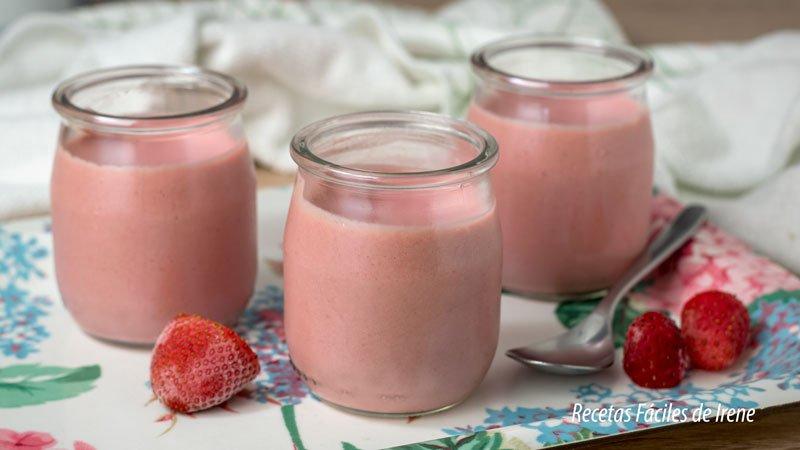 receta de petit suisse caseros de fresas paso a paso
