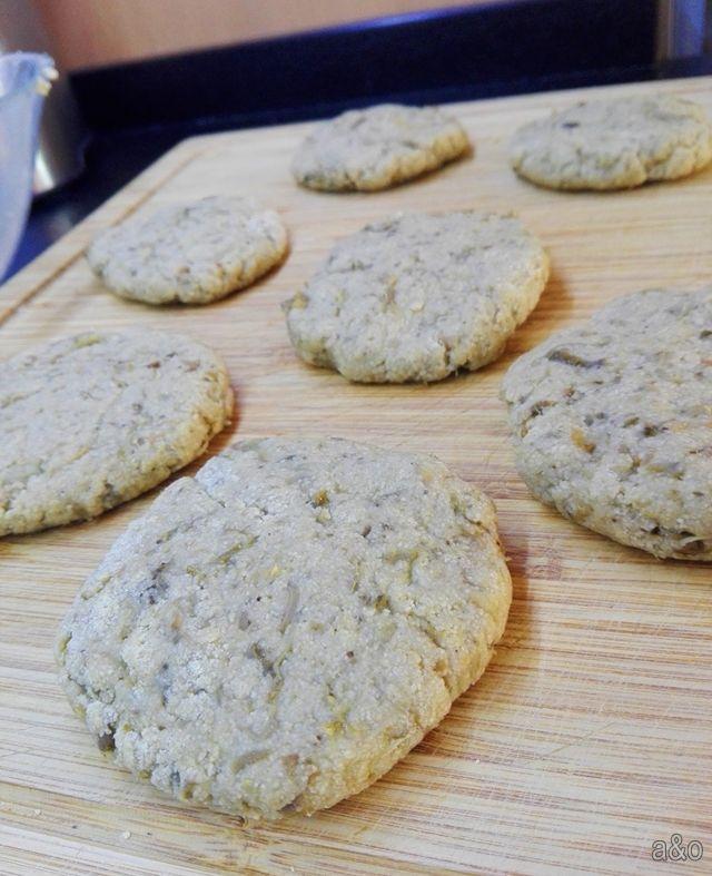 Hamburguesa de berenjena