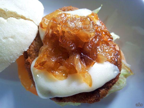 Hamburguesa de berenjena