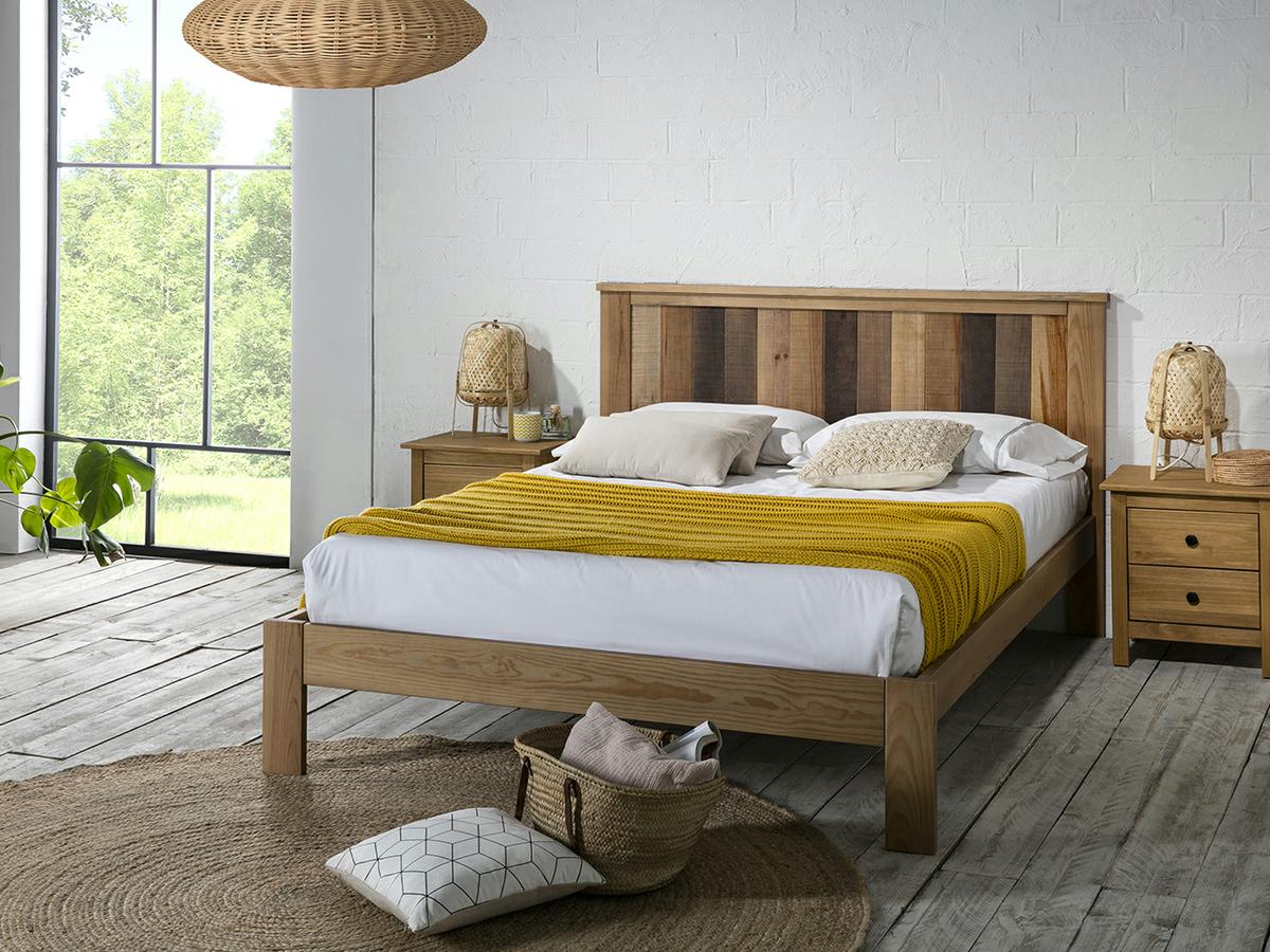 Cama Itami Pino 153x100x198cm