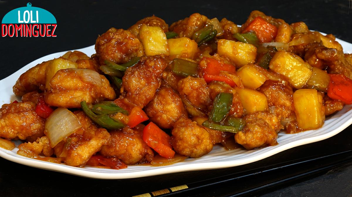 POLLO CON SALSA AGRIDULCE, UNA RECETA DE COMIDA CHINA FACIL Y DELICIOSA. Con esta receta te enseño como hacer el más rico pollo agridulce que comerás nunca