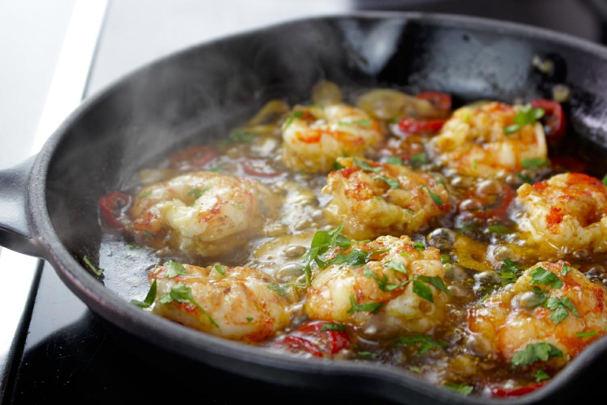 Gambas al pil pil o al ajillo