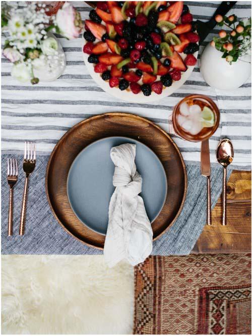 Una mesa bonita y un brunch en el jardín