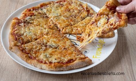 masa de pizza cocción de patatas