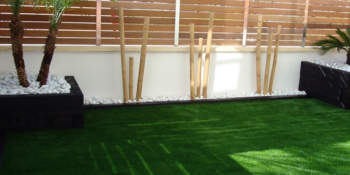 Jardineras de bambú