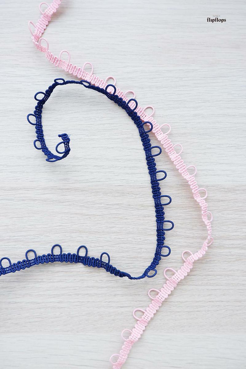 presillas para botones forrados