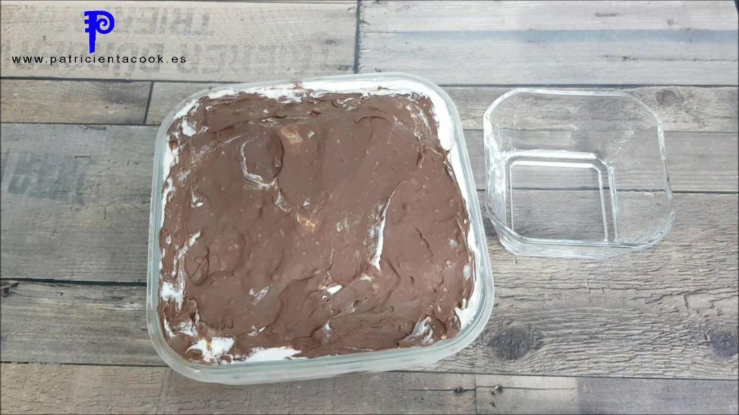 Helado de Choco Bons con heladera eléctrica Silvercrest de Lidl