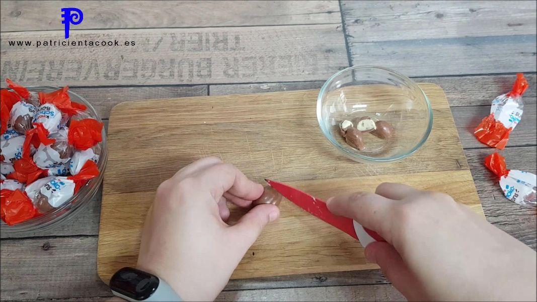 Helado de Choco Bons con heladera eléctrica Silvercrest de Lidl