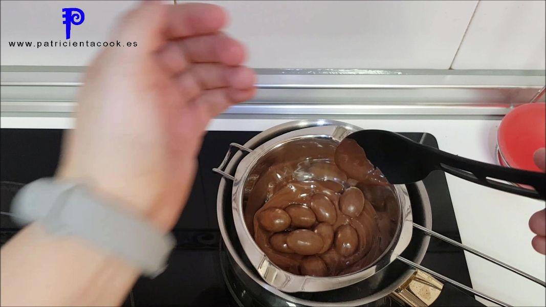 Helado de Choco Bons con heladera eléctrica Silvercrest de Lidl