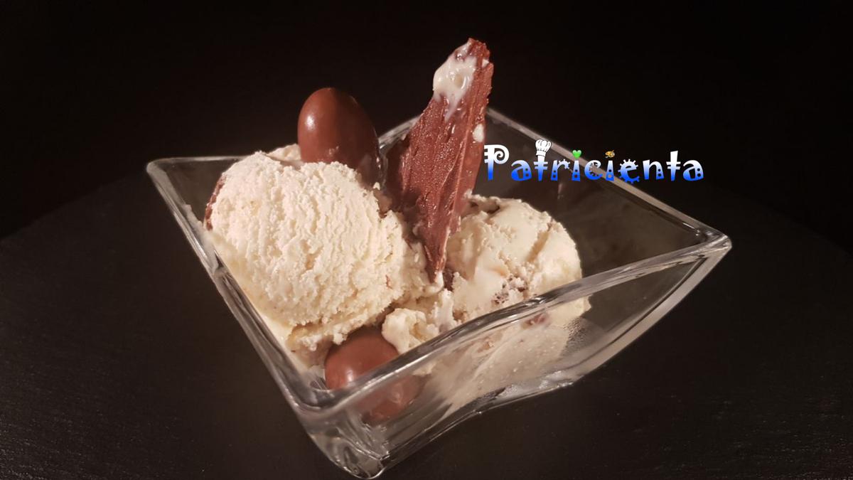 Helado de chocobons con heladera eléctrica Lidl