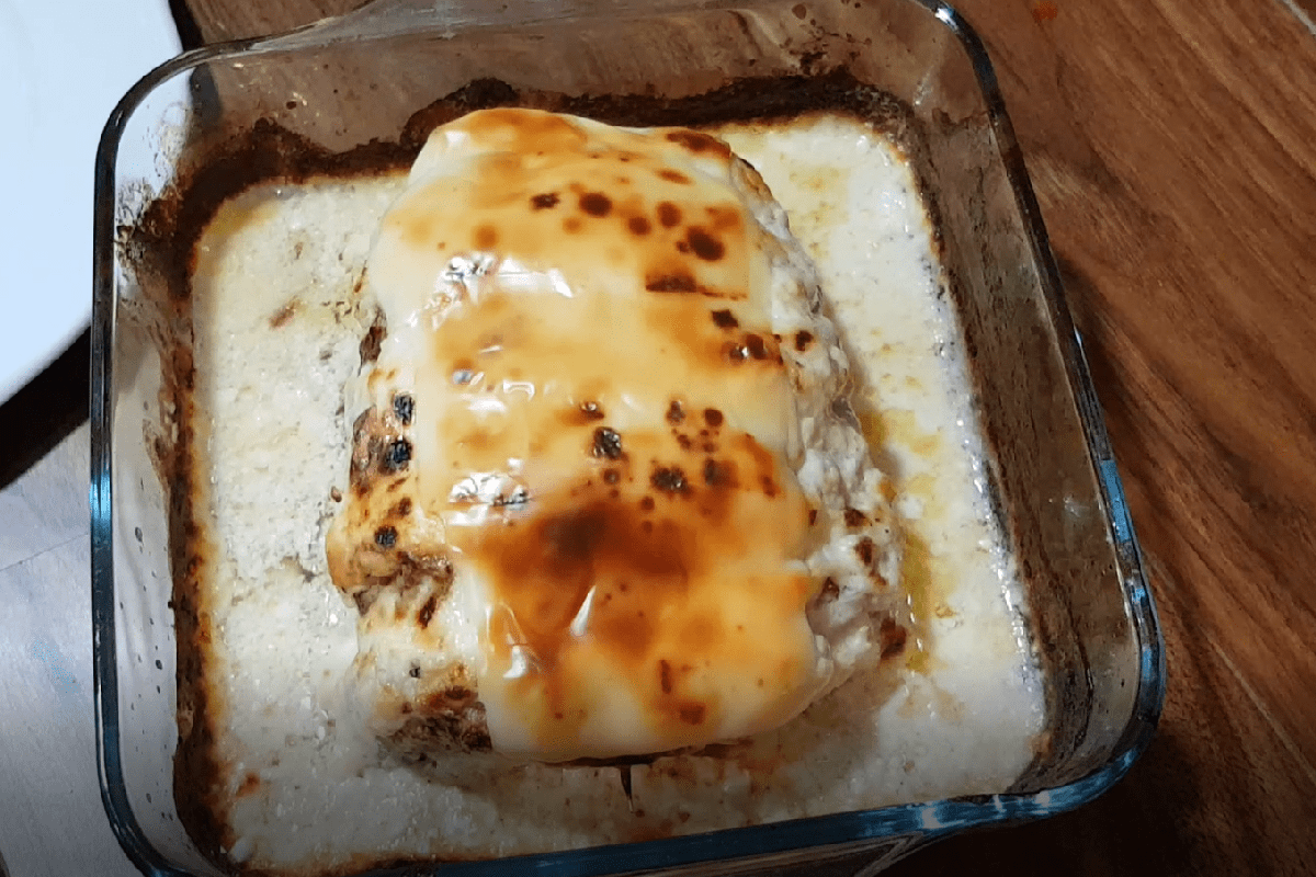 Lomo relleno de queso y bacon