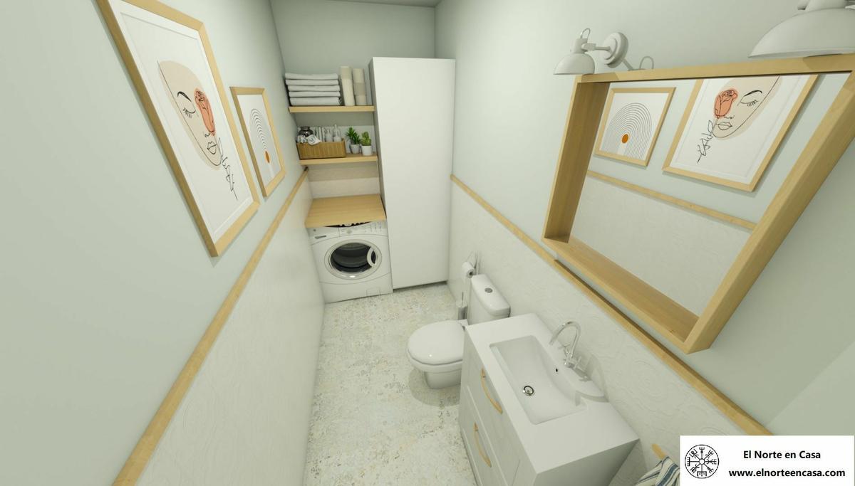 aseo en casa de estilo escandinavo