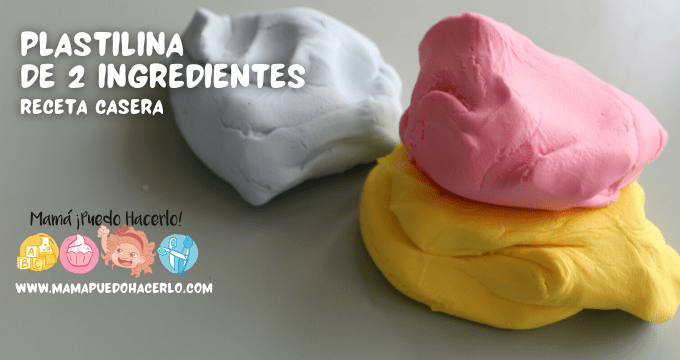 plastilina de 2 ingredientes