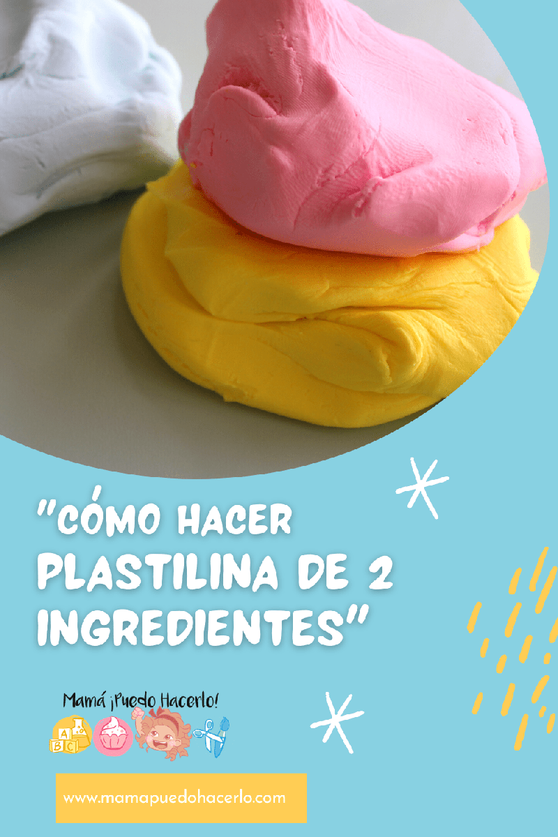 plastilina de 2 ingredientes