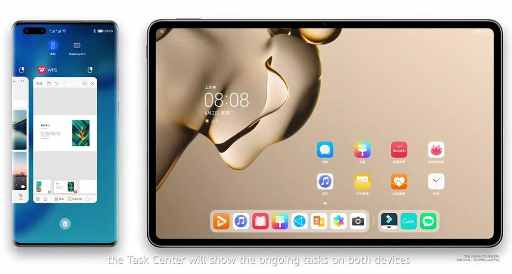 Harmony OS 2 - centro de tareas
