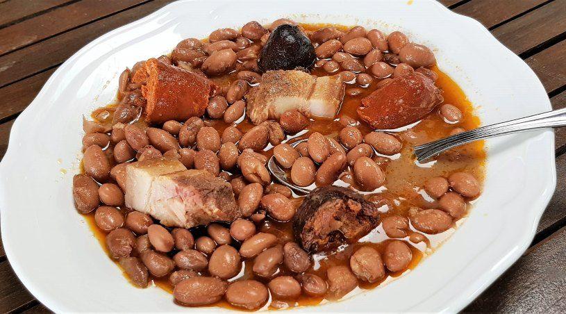 Judias pintas con chorizo