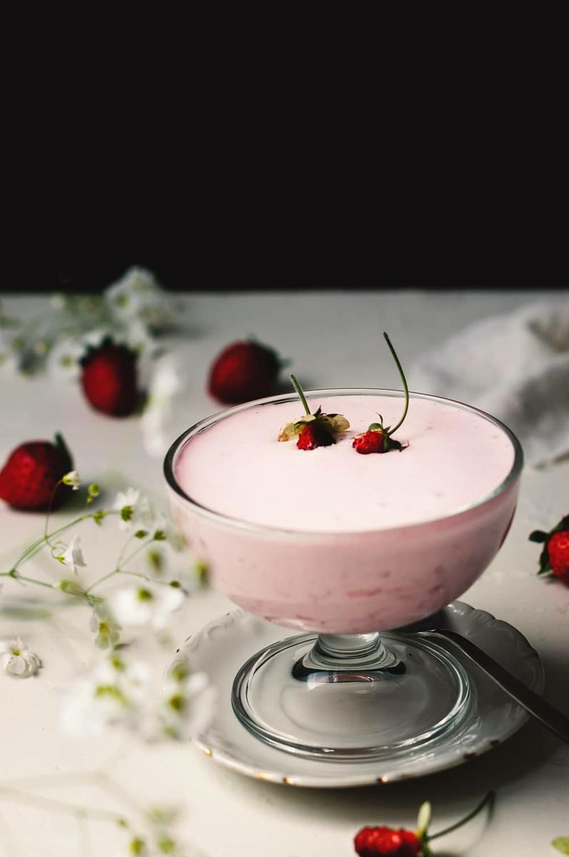 Como hacer Espuma de fresas