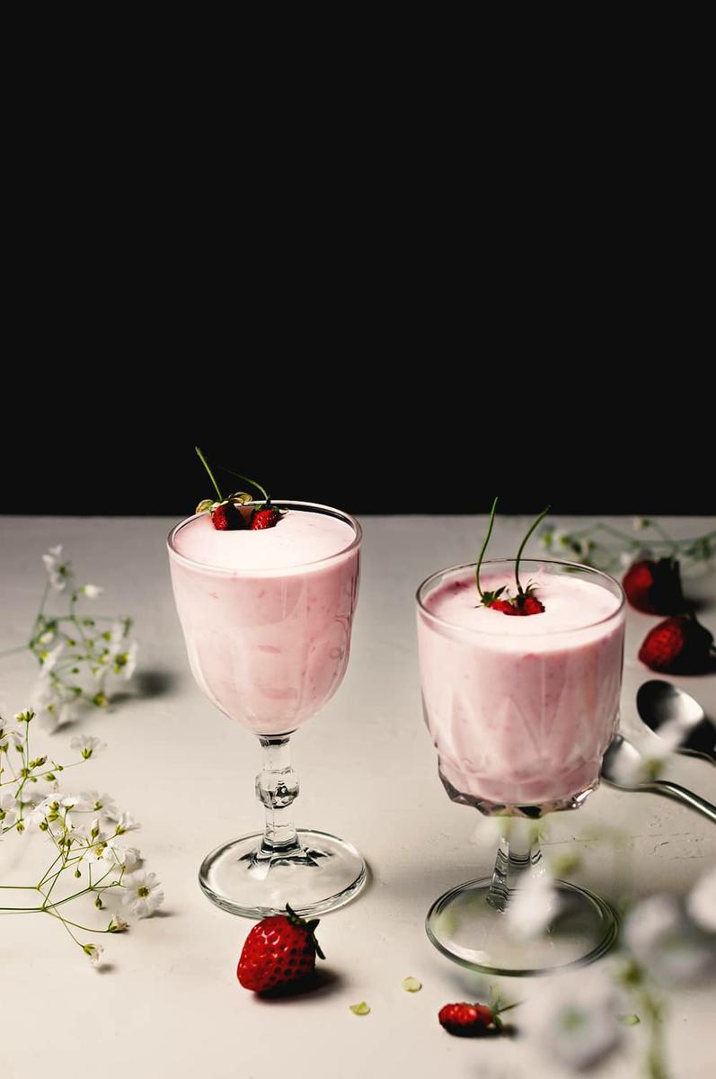 Receta de Espuma de fresas