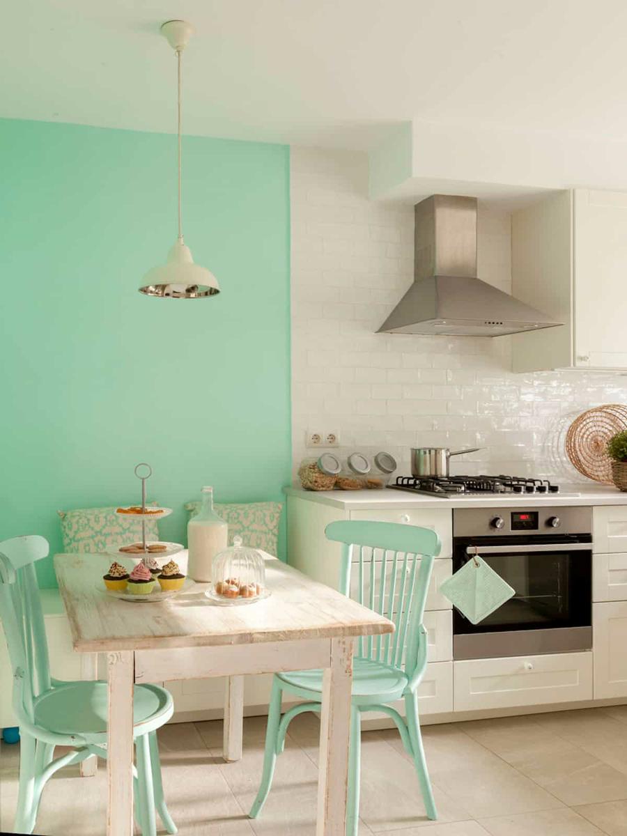 Colores para pintar la cocina que funcionan muy bien | Decoración