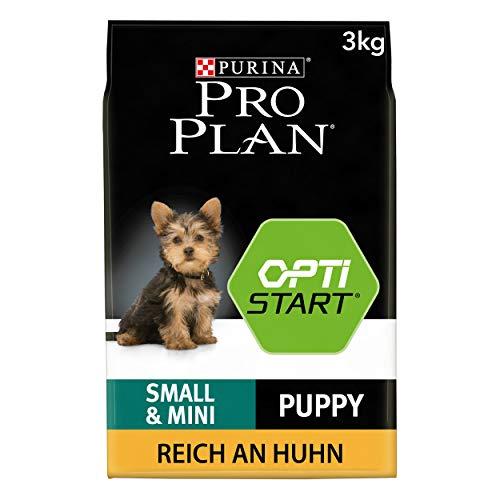 PURINA Pro Plan Comida Seco para Cachorros Pequeños y Mini con Optistart, Sabor Pollo - 3 Kg