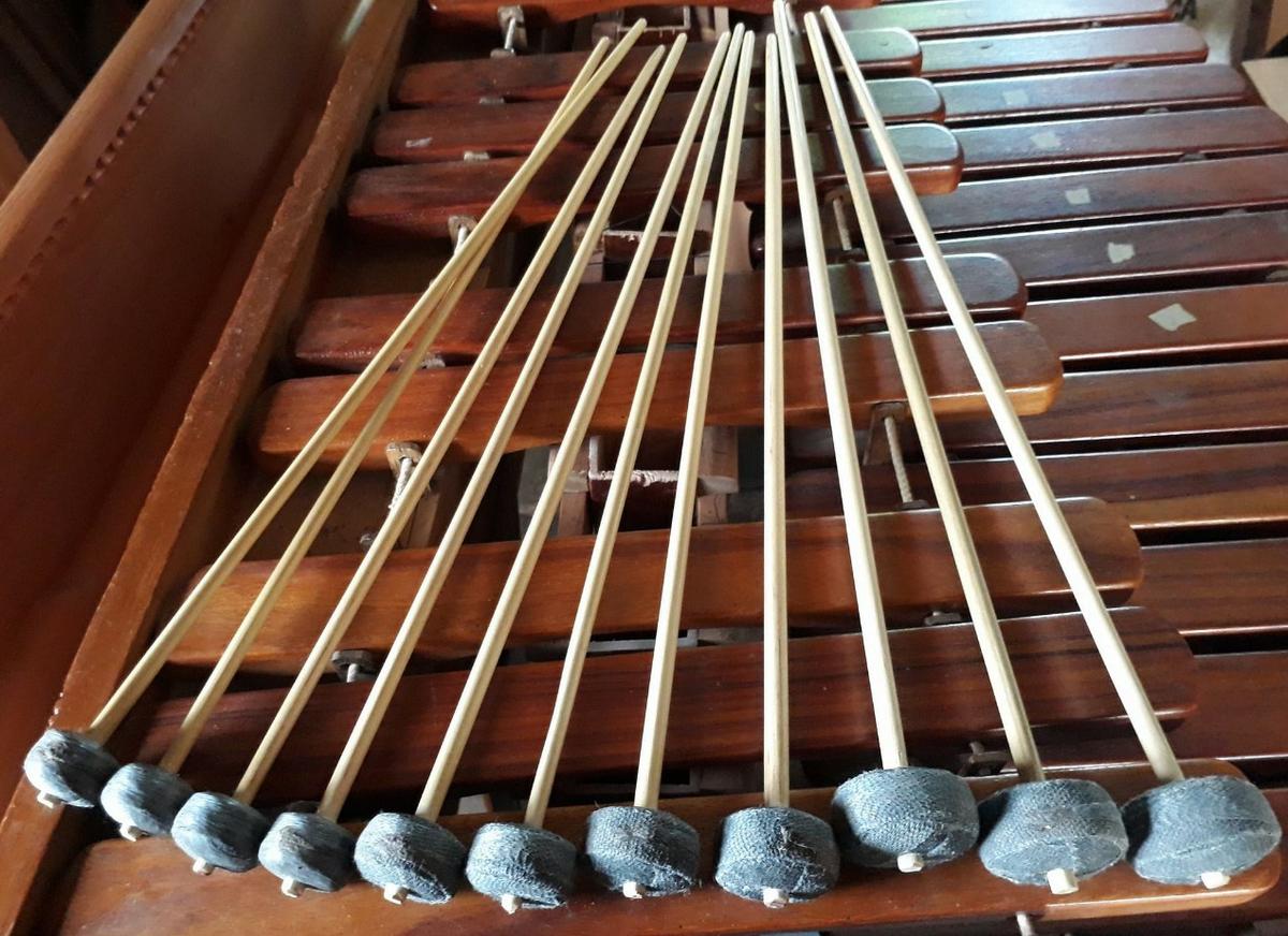 baquetas de la marimba