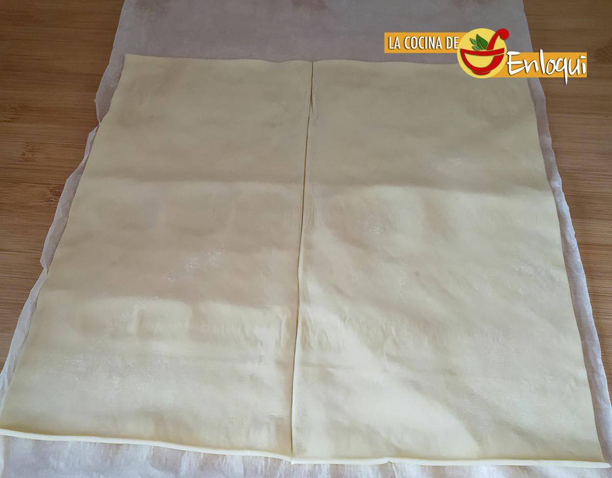 Palitos de hojaldre con jamón