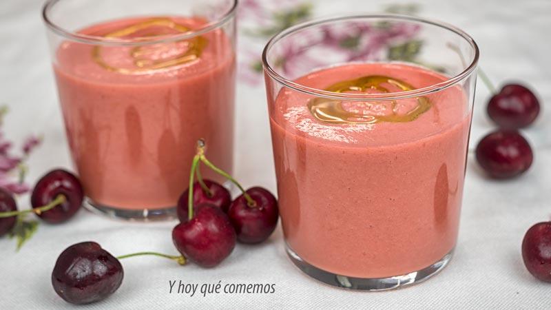 gazpacho de cerezas paso a paso